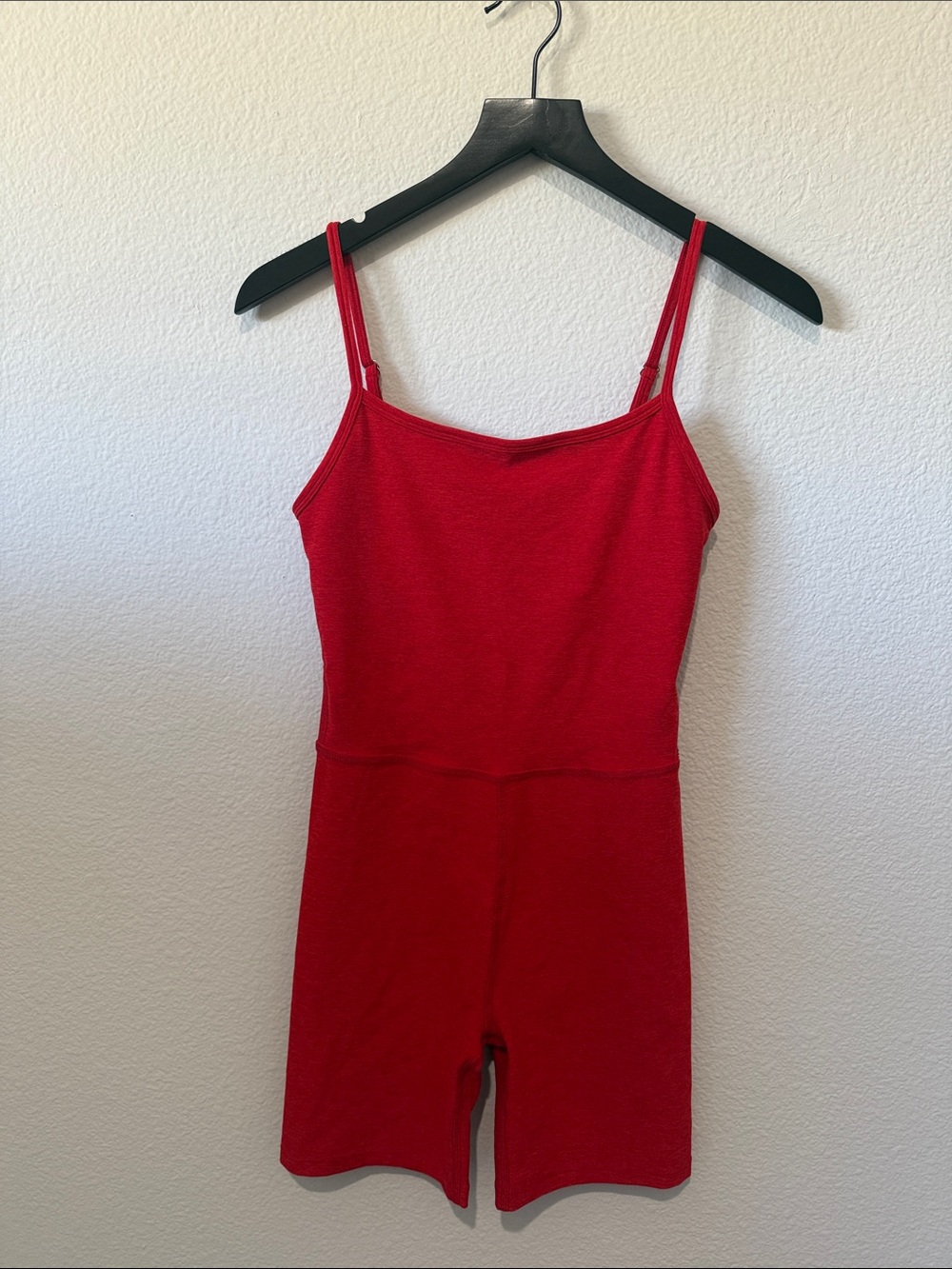 Beyond Yoga Red One-Piece Romper
